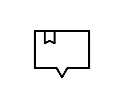 Speech bubbles icon flat icon. Single high quality outline symbol of info for Stock Illustration