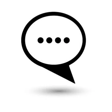 Speech bubbles icon Stock Illustration