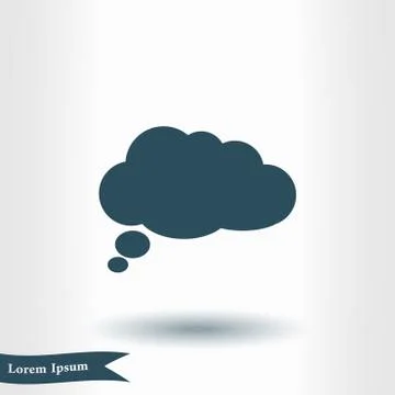 Speech Bubbles Icon Illustrazione stock