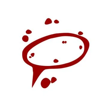 Speech bubbles Icon vector flat design Stock Illustration