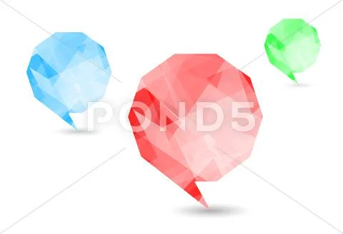 Speech bubbles Stock Illustration