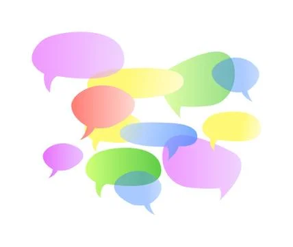 Speech bubbles Stock Illustration