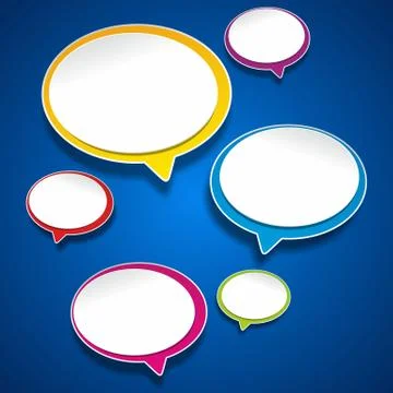 Speech bubbles Stock Illustration