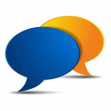 Speech bubbles Stock Illustration