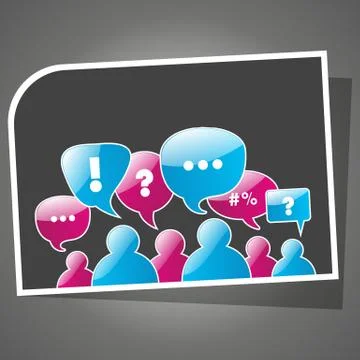 Speech Bubbles Stock Illustration