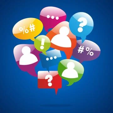 Speech Bubbles Stock Illustration