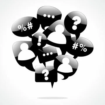 Speech Bubbles Stock Illustration