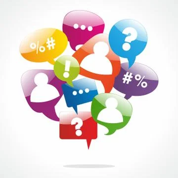 Speech Bubbles Stock Illustration
