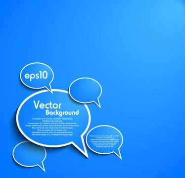 Speech bubbles Stock Illustration