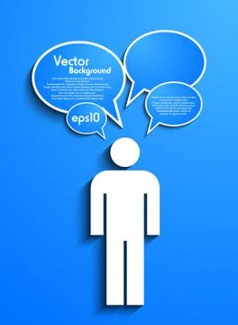 Speech bubbles Stock Illustration
