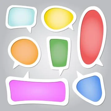 Speech bubbles Stock Illustration
