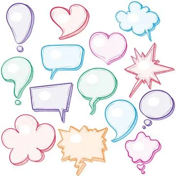 Speech bubbles Illustration