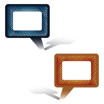 Speech bubbles Stock Illustration