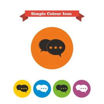 Speech bubbles 스톡 일러스트