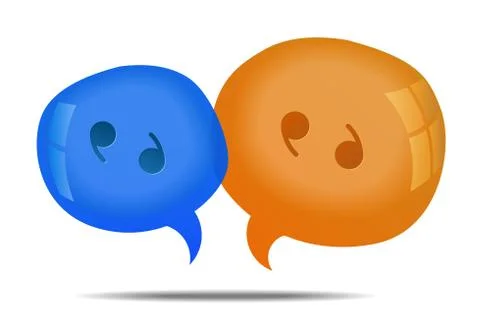 Speech bubbles Stock Illustration