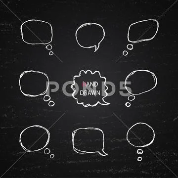 Speech bubbles Ilustraciones de archivo