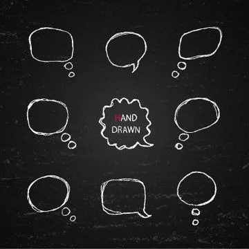 Speech bubbles Stock Illustration