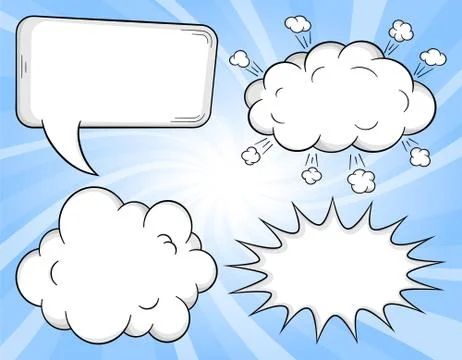 Speech bubbles Stock Illustration