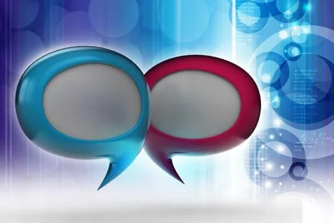 Speech bubbles Stock Illustration
