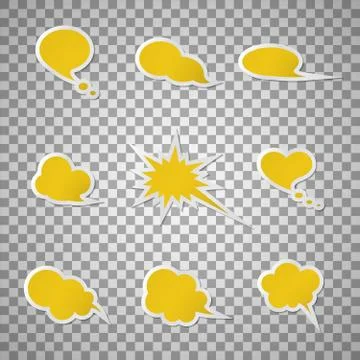 Speech bubbles Stock Illustration