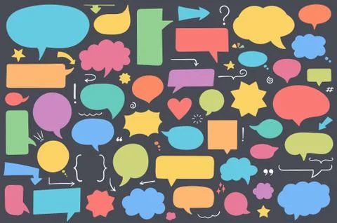 Speech Bubbles Stock Illustration