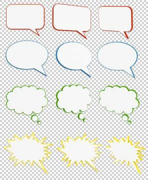 Speech Bubbles Stock Illustration