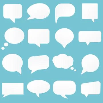 Speech bubbles Stock Illustration