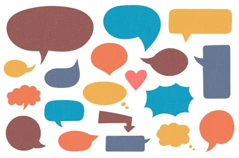 Speech Bubbles Stock Illustration