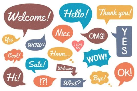 Speech Bubbles Stock Illustration