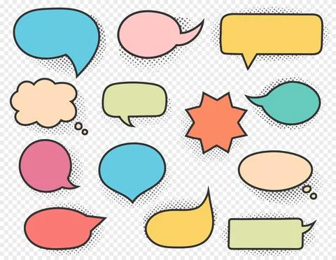 Speech Bubbles Stock Illustration