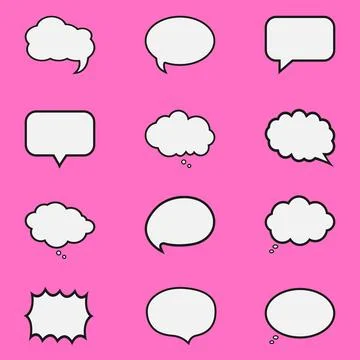 Speech Bubbles Stock Illustration