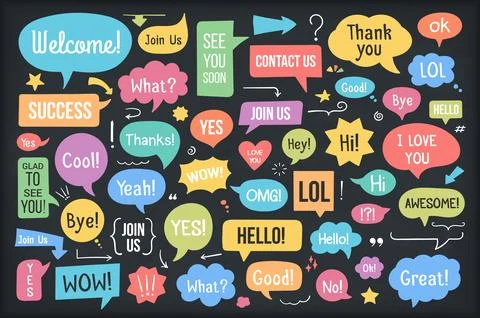 Speech Bubbles Stock Illustration