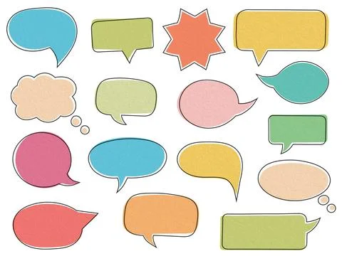 Speech Bubbles Stock Illustration
