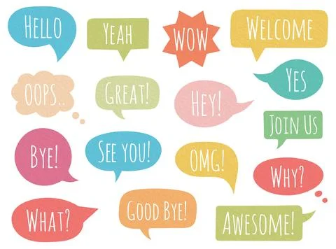 Speech Bubbles Stock Illustration