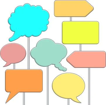 Speech Bubbles Stock Illustration