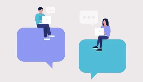 Speech bubbles Stock Illustration