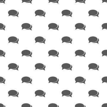 Speech bubbles pattern seamless 스톡 일러스트