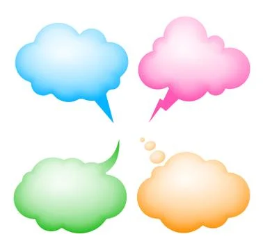 Speech bubbles set Stock-Illustration