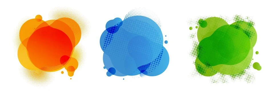 Speech Bubbles Set Isolated Stock Illustration