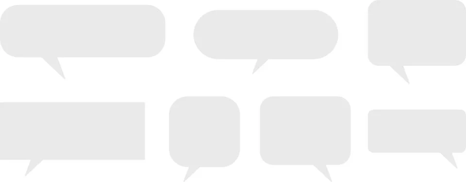 Speech Bubbles set. Speech bubble balloon shapes collection Stock Illustration