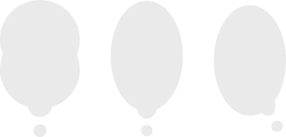 Speech Bubbles set. Speech bubble balloon shapes collection Stock Illustration