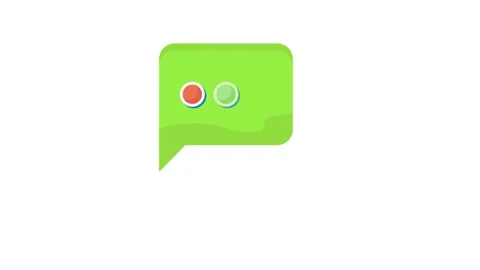 Speech bubbles with shields inside, illustrating the concept of safe and se.. Video stock 332199513