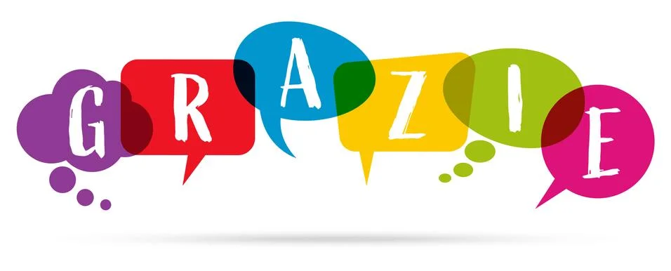 Speech bubbles with text thanks Stock Illustration