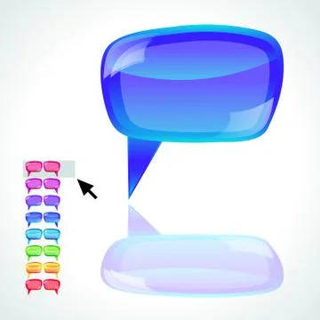 Speech bubbles - vector illustration Stock Illustration