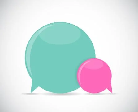 Speech Bubbles Vector Illustration Stock Illustration