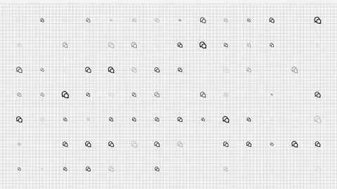 Speech bubles animation loop. Seamless pattern background. small speech bubles Stock-Footage 138847199