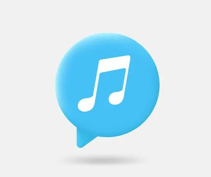 Speech cloud with note sign. 3d vector isolated illustration Stock Illustration