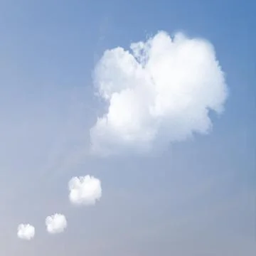 Speech cloud Foto stock