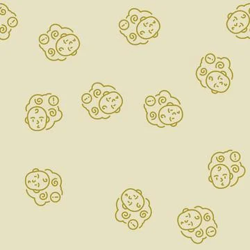 Speech delay line seamless pattern 스톡 일러스트