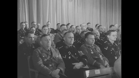Speech by Herman Goering Stock Footage 252546453
